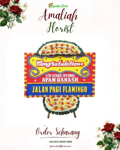 Bunga Papan Congratulation di Karangsewu